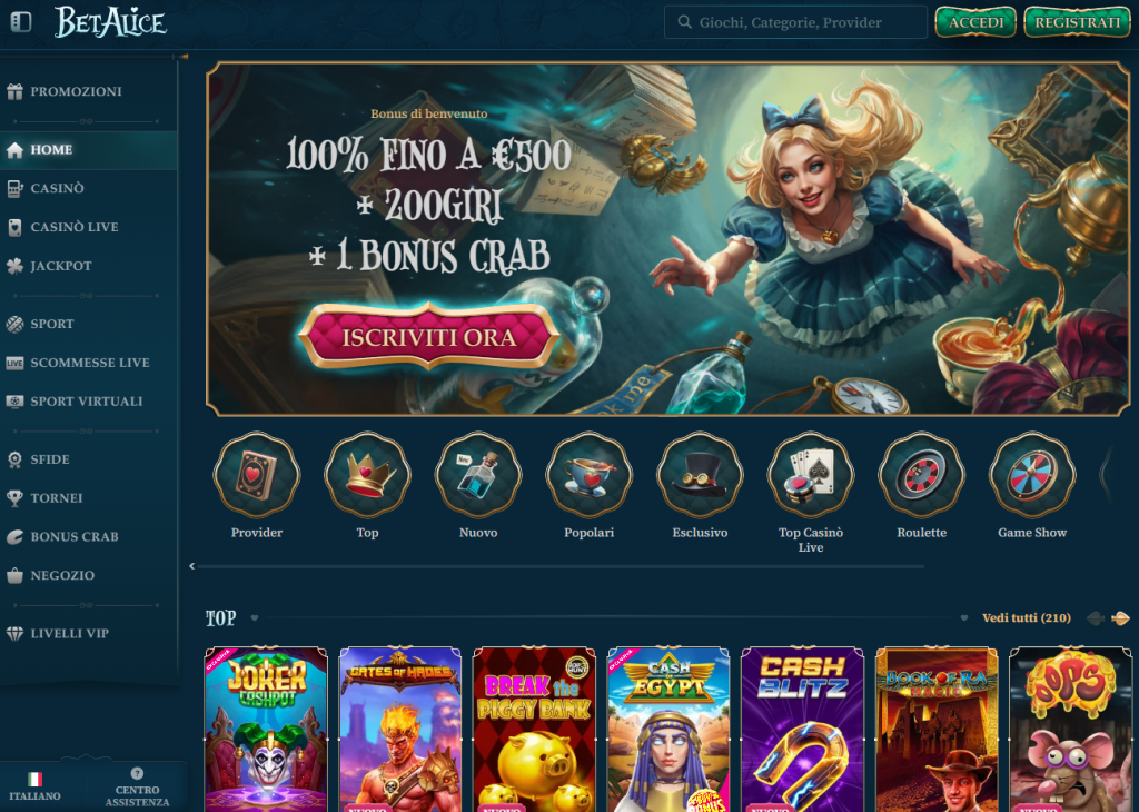 Betalice Casino Italy