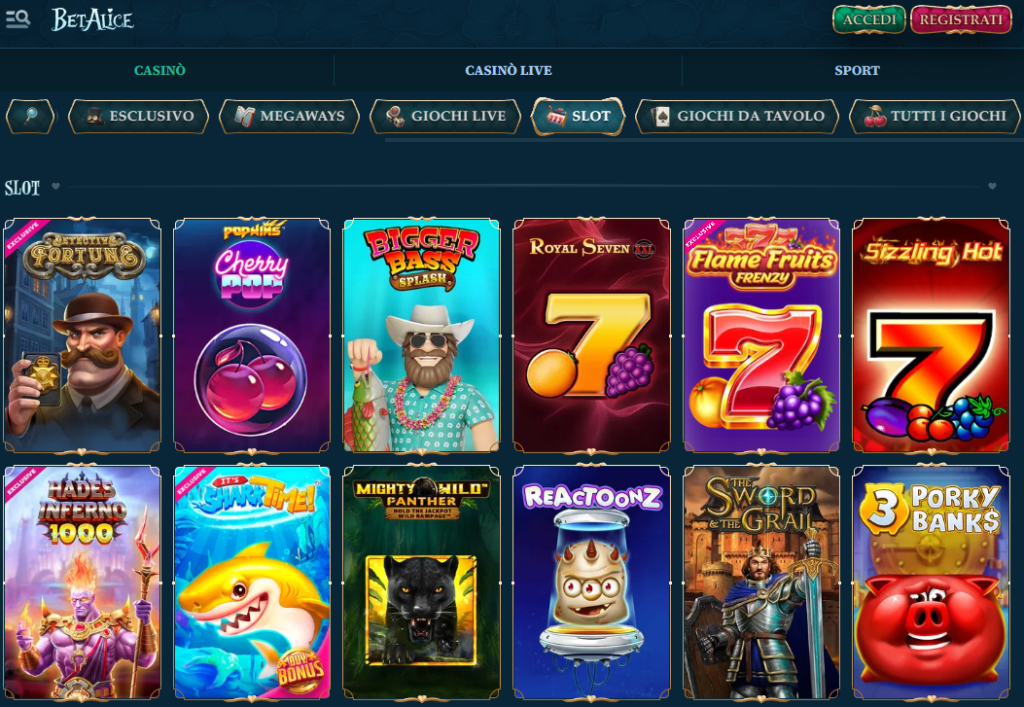 BetAlice Casino Slots Online