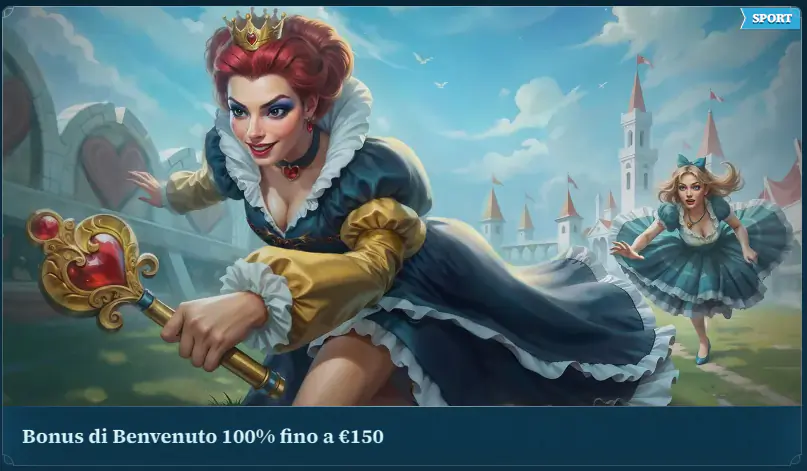 Bonus di benvenuto di BetAlice Casino